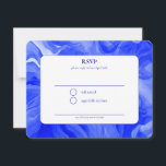 Blue Marble Star David Custom Bar Bat Mitzvah RSVP Card<br><div class="desc">Perfect enclosure card to announce a bat mitzvah, bar mitzvah or other Jewish celebration! Hand made abstract art for you on the front and back side! FULLY CUSTOMIZABLE! Click on “Personalize” above to edit the text. Click "edit using design tool" to adjust the fonts, colours and placements. Also you can...</div>