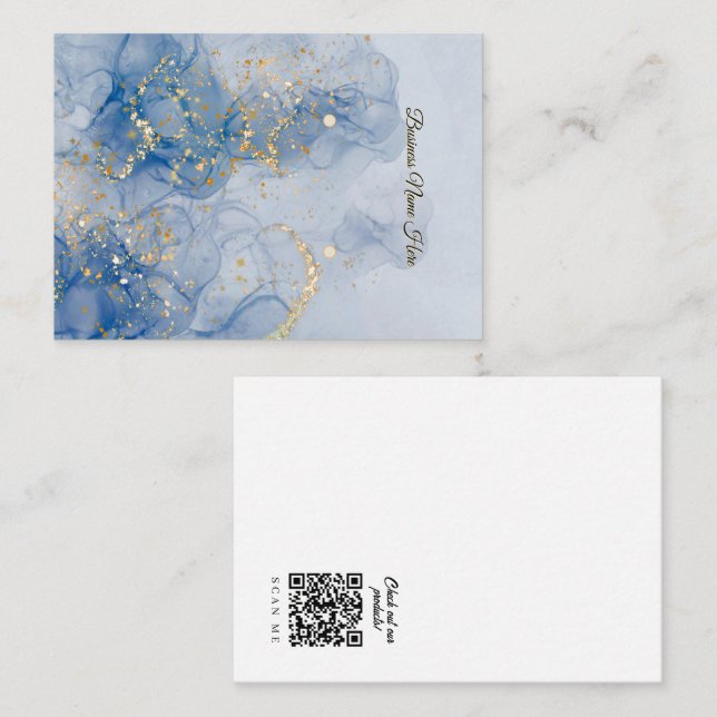 Blue Marble Store Earring Display Card (Front/Back)