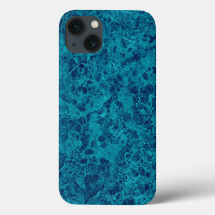 Blue Marble Terrazzo Texture iPhone 13 Case