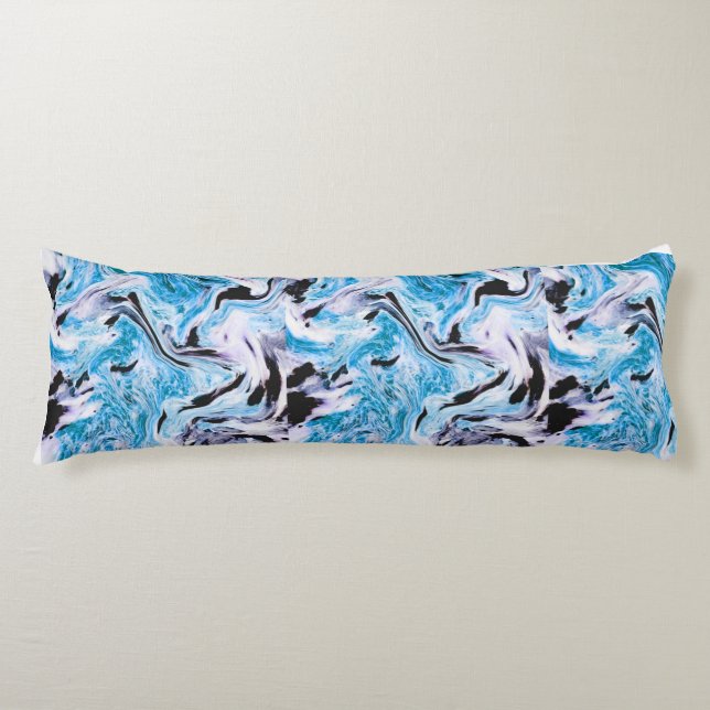 Blue Marble Texture Body Pillow (Front)