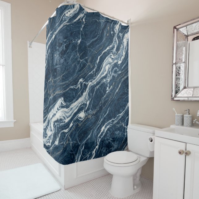 Blue Marble Texture Modern Refined Style (In Situ)