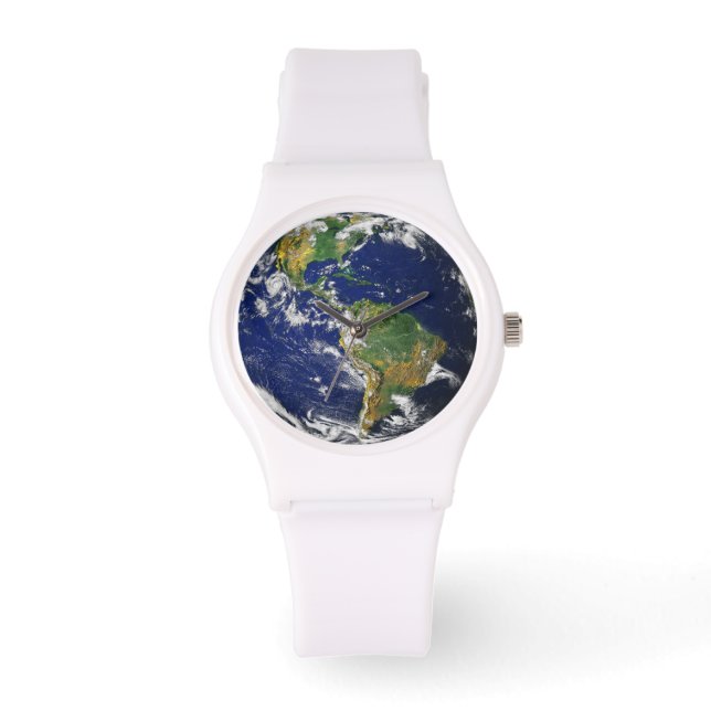 Blue Marble_whole world on my wrist Watch (Front)
