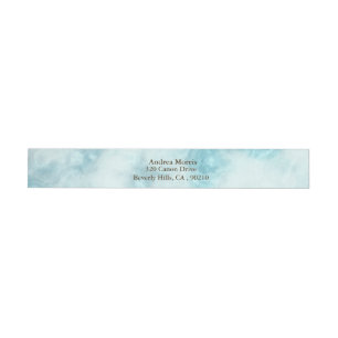 Blue Marble Wrap Around Address Labels