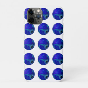 Blue Marbled Lawn Bowl,  iPhone 11 Pro Case