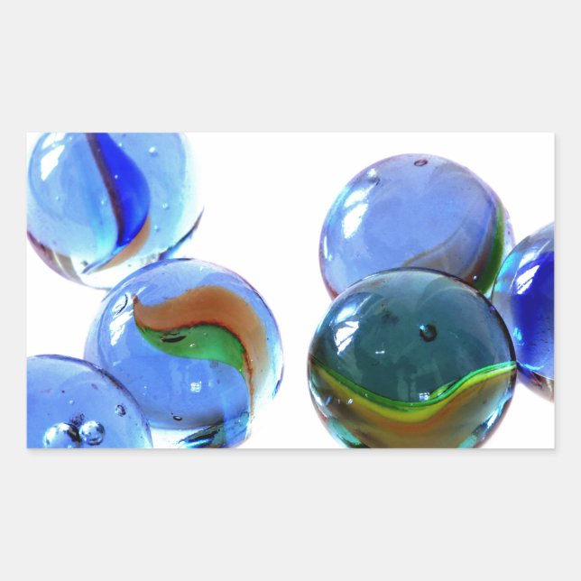 Blue Marbles Sticker (Front)