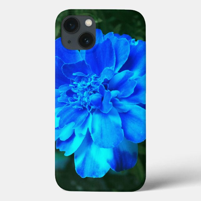 Blue Marigold iPad Case (Back)