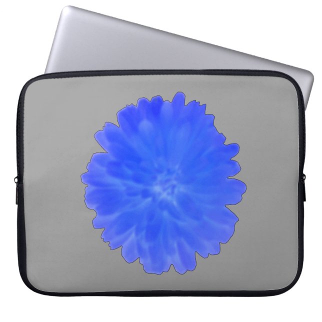 Blue Marigold Laptop Bag (Front)
