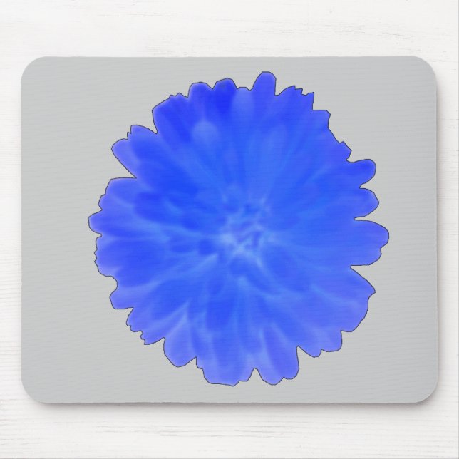 Blue Marigold Mousepad (Front)