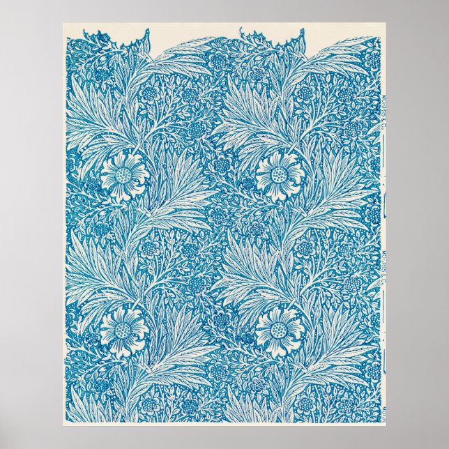 Blue Marigold Poster (Front)