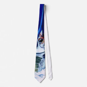 Blue Marlin close encounters Tie