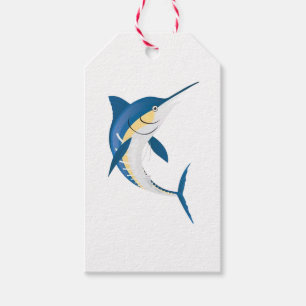 Blue Marlin Gift Tags