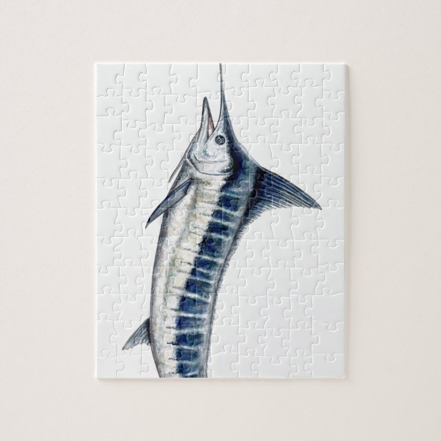 Blue Marlin Jigsaw Puzzle (Vertical)