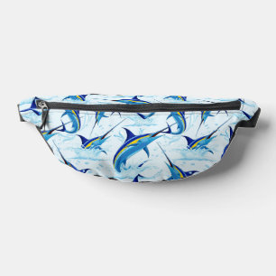 Blue Marlin Jumping out of Ocean Fanny Pack