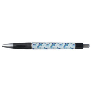 Blue Marlin Jumping out of Ocean Pen