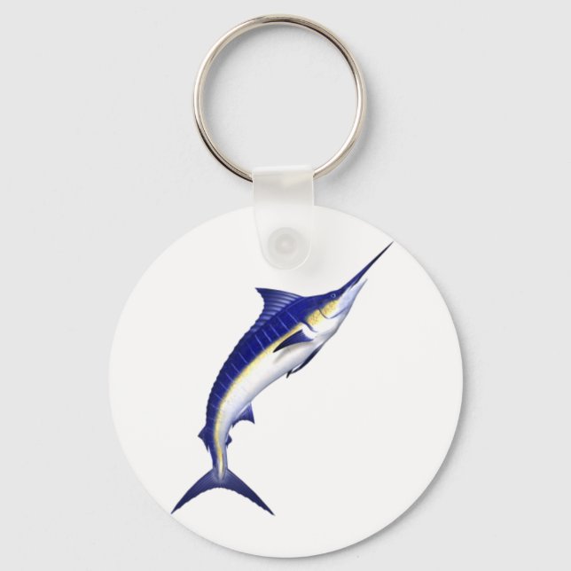 Blue Marlin Keyring (Front)