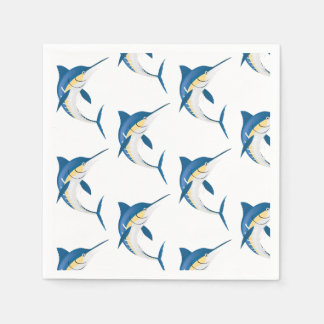 Blue Marlin pattern Napkin
