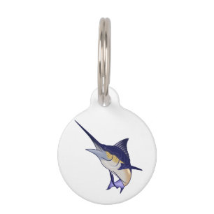 Blue Marlin Pet Tag