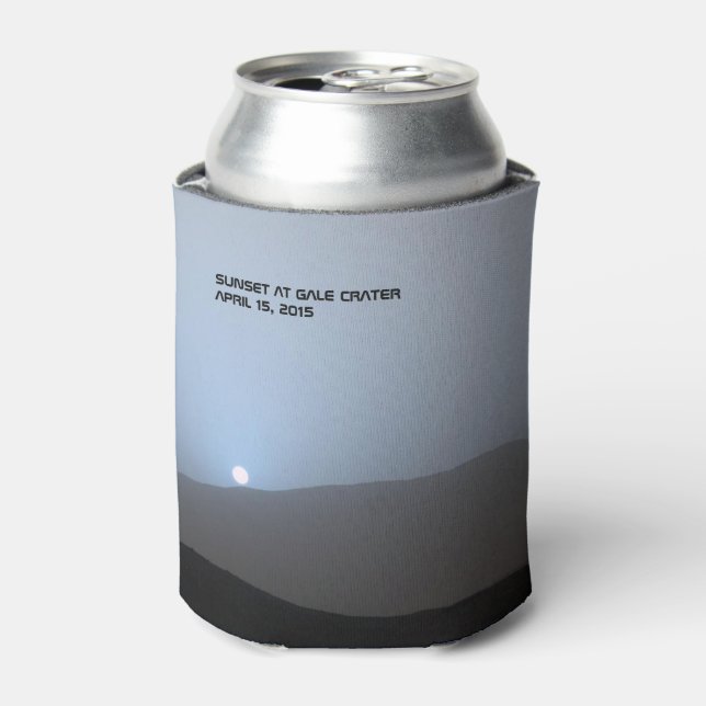 Blue Martian Sunset Can Cooler (Can Front)