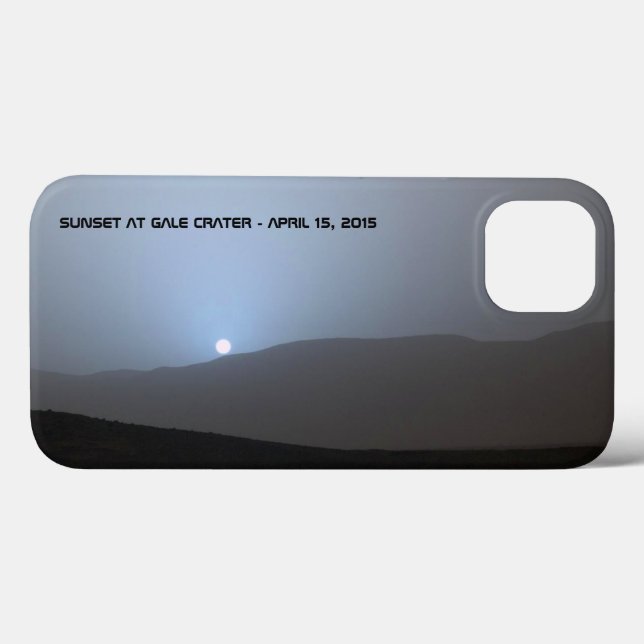 Blue Martian Sunset Case-Mate iPhone Case (Back (Horizontal))