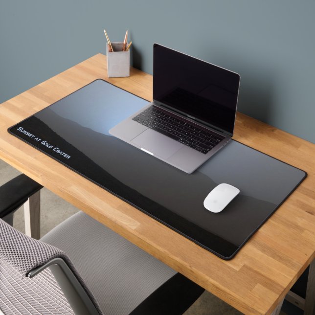Blue Martian Sunset Desk Mat (Office 2)
