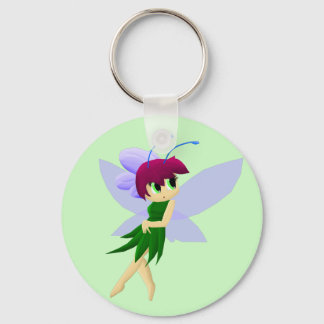 Blue Meadow Fairy Keychain