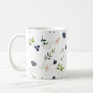 Blue Meadow Flower Mug