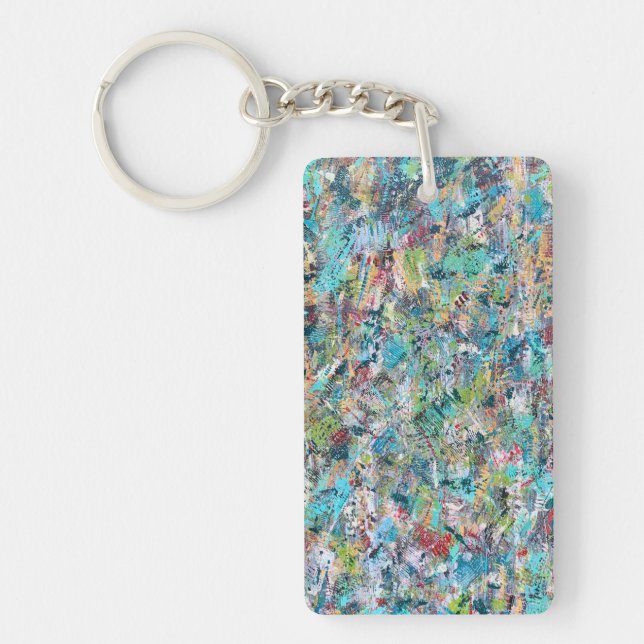 Blue Meadow Keychain (Front)