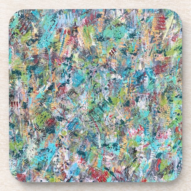 Blue Meadow Set of 6 Coasters (Front)