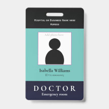 Blue Medical Facility or Business Member Badge