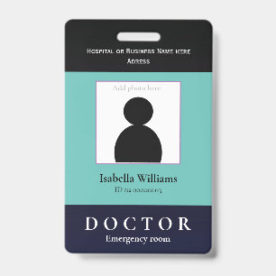 Blue Medical Facility or Business Member Badge