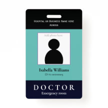 Blue Medical Facility or Business Member Badge