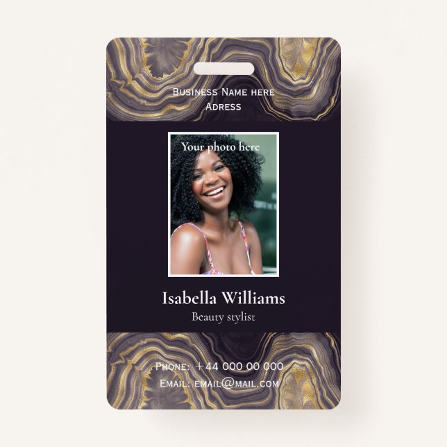 Blue Médicale Facility ou Business Member Badge (Devant)