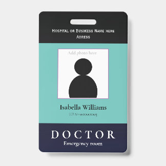 Blue Médicale Facility ou Business Member Badge