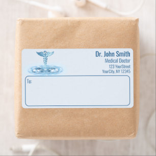Blue Médicale Hermes Rod Caduceus Eau Ondes