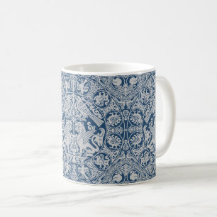 Blue Medieval Menagerie Mug