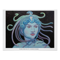 Blue Medusa - Imaginary Portrait