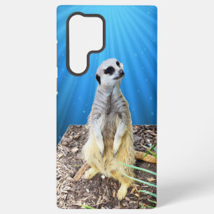 Blue Meerkat Night,_ Samsung Galaxy Case