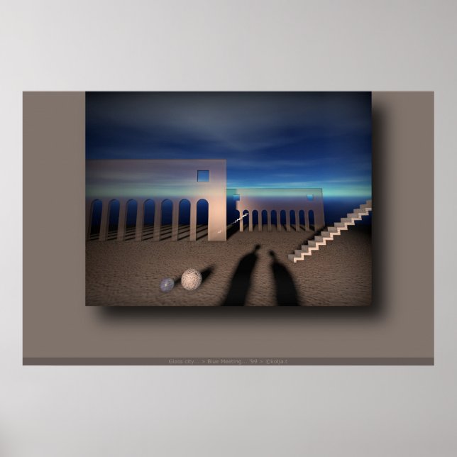 Blue Meeting... Poster (Front)