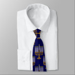 blue menorah hanukkah jewish print tie<br><div class="desc">"blue menorah hanukkah jewish print" , "blue hanukkah", "yellow menorah", "hanukkah menorah", menorah, "happy hanukkah" , channukah, hannukah, Hanukkah, "jewish holidays"</div>