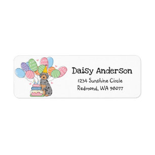 Blue Merle Aussiedoodle Anniversaire Adresse de re