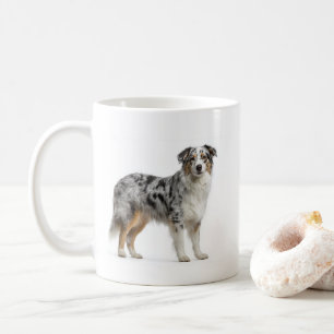 Blue Merle Australian Shepherd Intelligence Coffee Mug