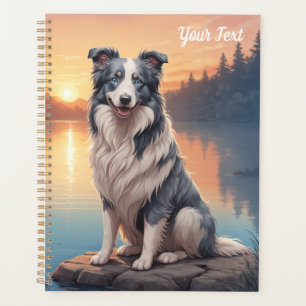 Blue Merle Border Collie by Lake Planner