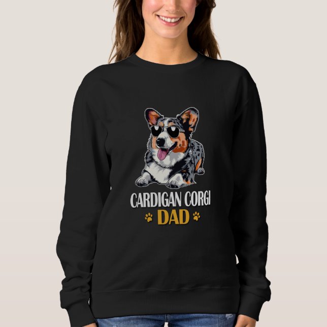 Blue Merle Corgi Sweatshirt (Front)
