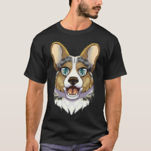 Blue Merle Corgi T-Shirt