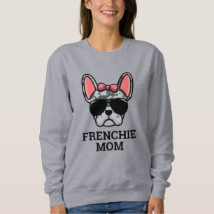 Blue Merle Female French Bulldog Frenchie Dog Mom Sweatshirt