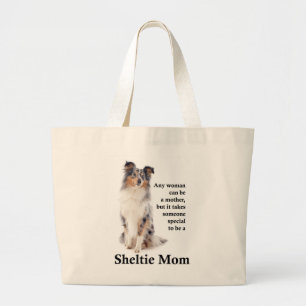 Blue Merle Sheltie Mom Tote