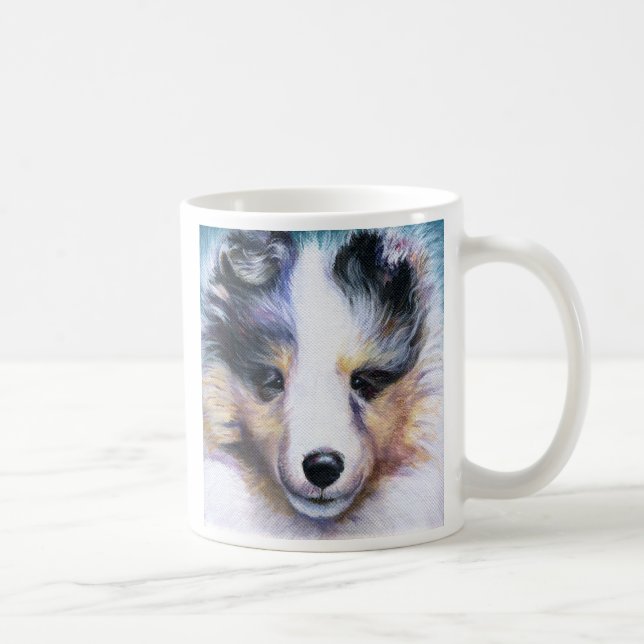Blue Merle Wonder Coffee Mug (Right)