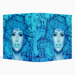 Blue Mermaid Binder
