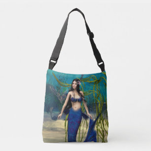 Blue Mermaid Crossbody Bag