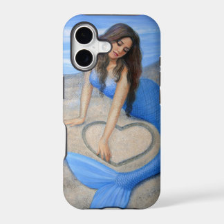 Blue Mermaid 's Heart Fantasy Art iPhone 5 Case